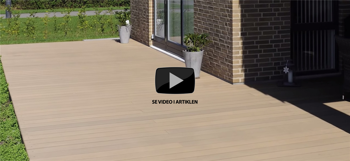 Sådan bygger du en komposit terrasse på lav det selv.dk Lave terrasse