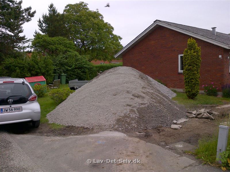 Ny indkørsel projekt pÃ¥ lav det selv.dk Ideer til ny indkørsel