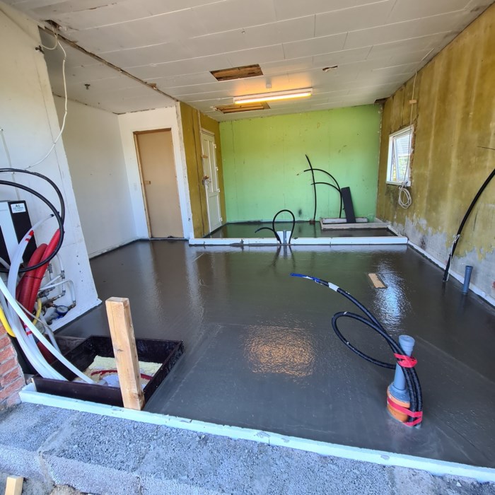 Tilbygning af garage Bryggers og to badeværelser
