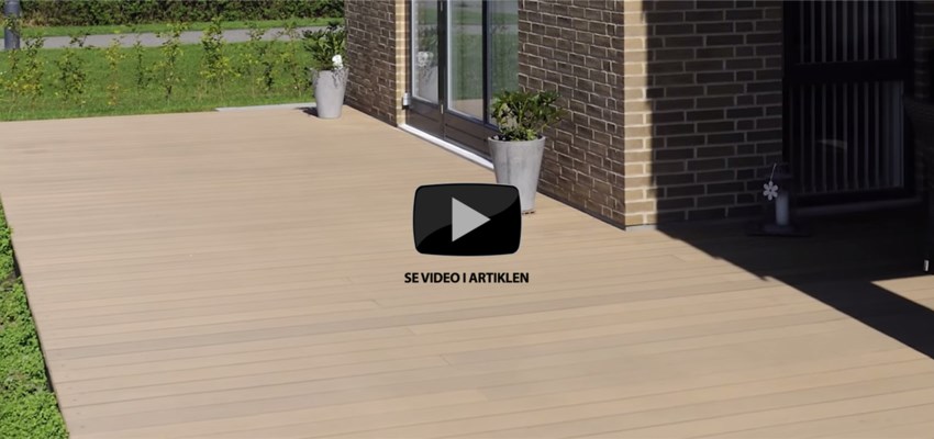 Sådan bygger du en komposit terrasse på lav det selv.dk