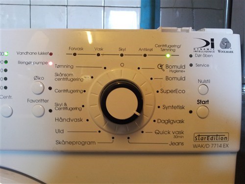 Frem kok politik problem med bauknecht vaskemaskine. | Lav-det-selv.dk