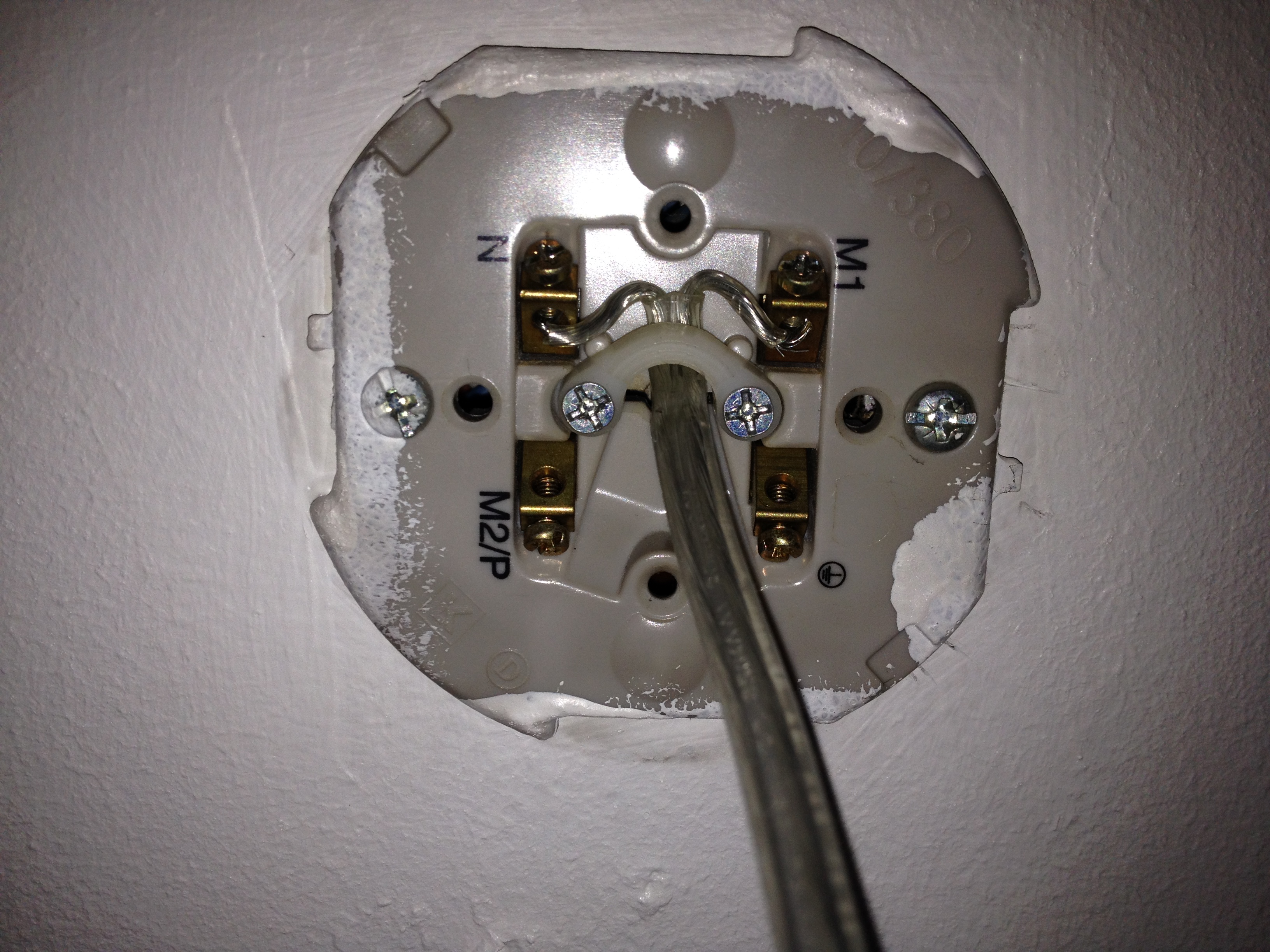 bakke te fortov Hjælp til at sætte lampe op + Jord? | Lav-det-selv.dk