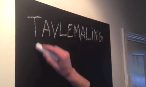 Lav din egen tavle med tavlemaling