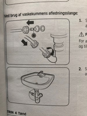 Snart Certifikat indbildskhed Tislutning af afløbsslange fra kondens... | Lav-det-selv.dk