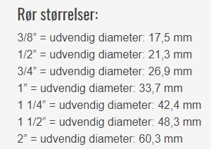 Samme rør vandhane | Lav-det-selv.dk