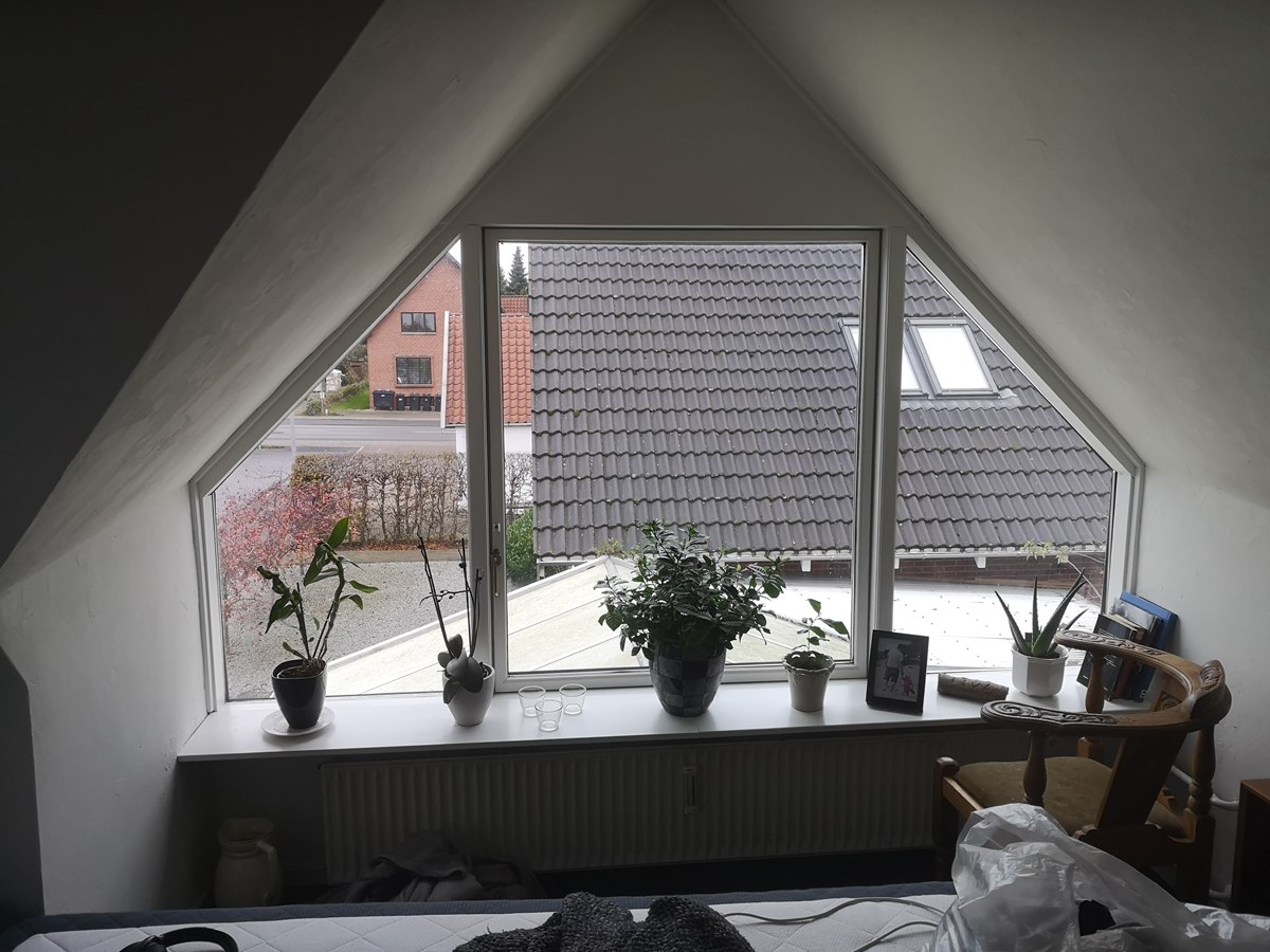Gardin til trekantet vindue | Lav-det-selv.dk