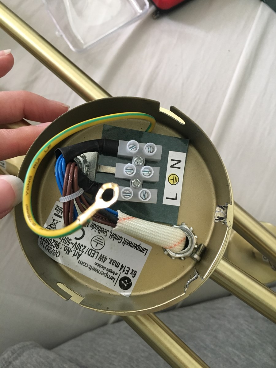 Lampe med kabelsko | Lav det selv.dk Lampe med kabelsko | Lav det selv.dk