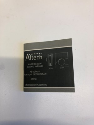 Altech gulvvarme styring