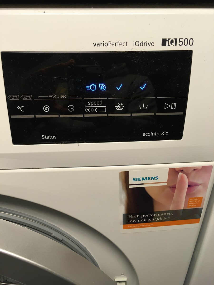 Siemens Vaskemaskine Iq500 virker |