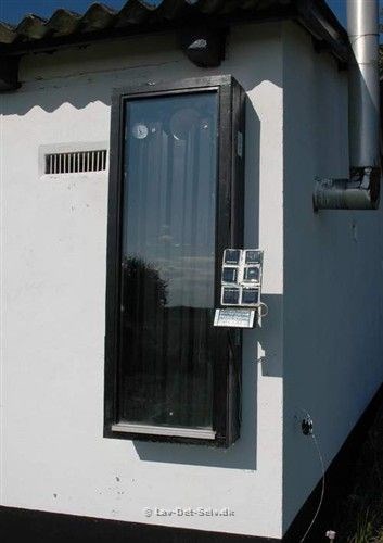 Hjemmelavet solarventi.