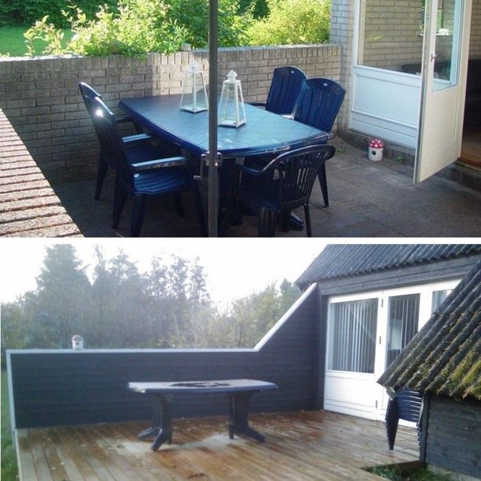 Sommerhus før  efter