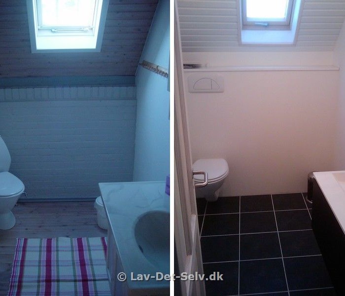 Sommerhus før  efter