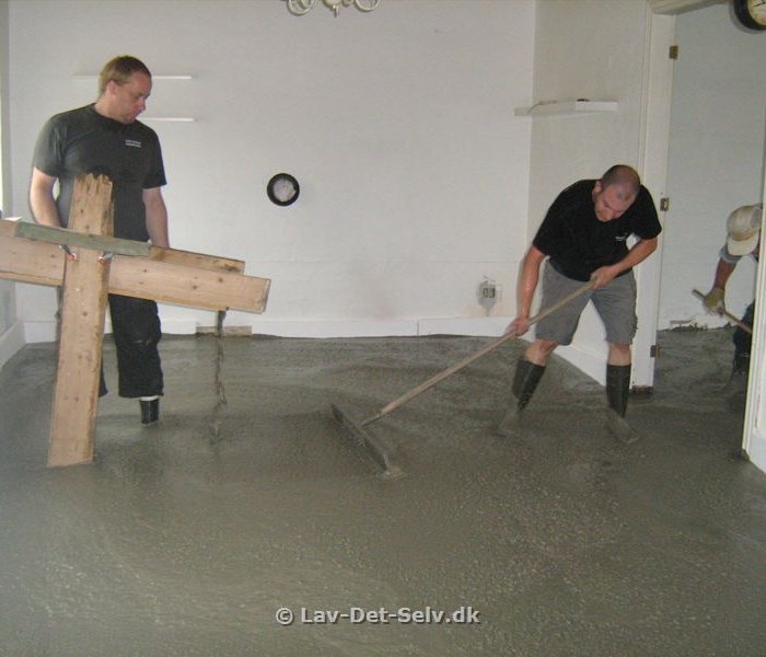 Gulvprojekt - Støbning af gulv