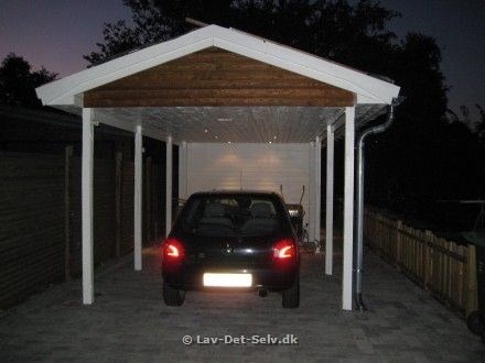 Husprojekt 8 - carport