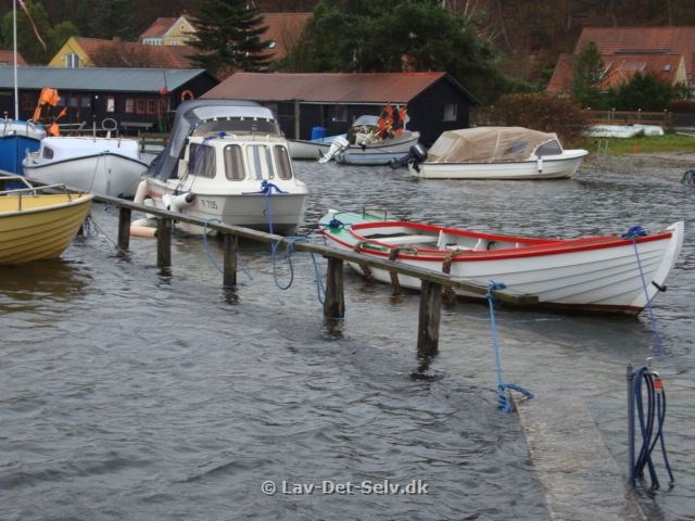 Oversvømmelse Mariager Havn