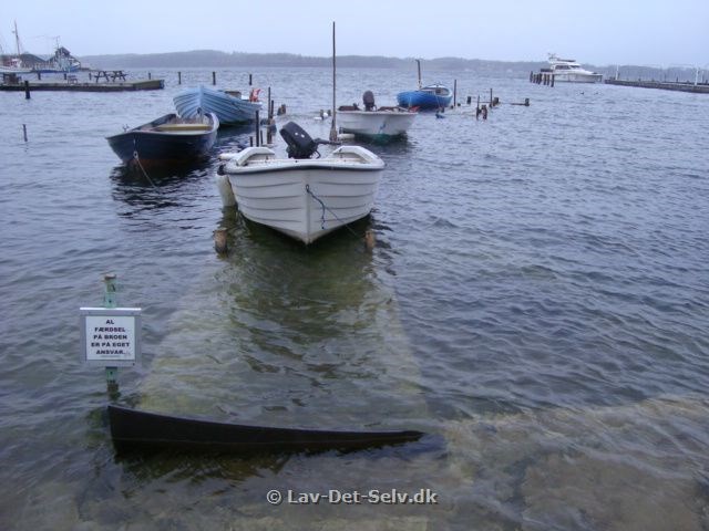 Oversvømmelse Mariager Havn