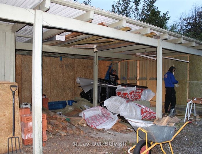 Fra carport til hjemme- lydstudio
