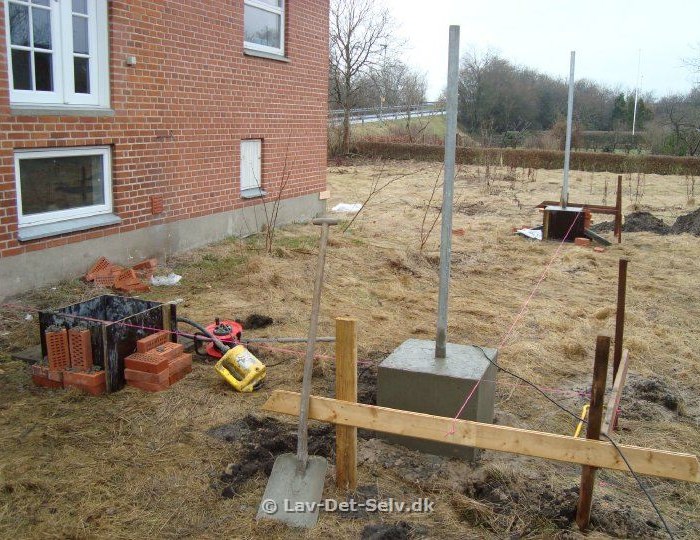 Terrasse til 1,5 plans hus