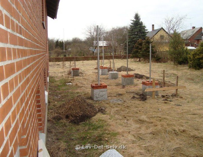 Terrasse til 1,5 plans hus