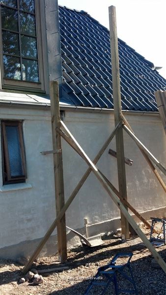 Hævet træ terrasse