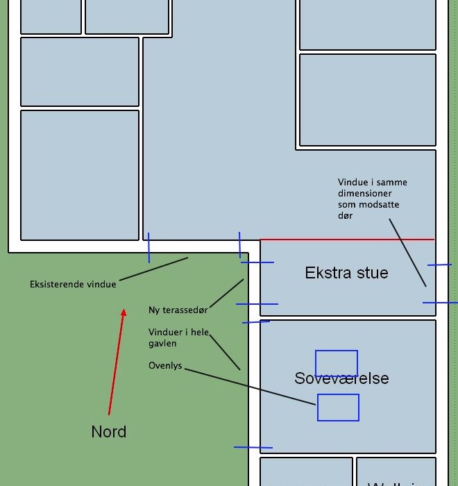 Ny tilbygning