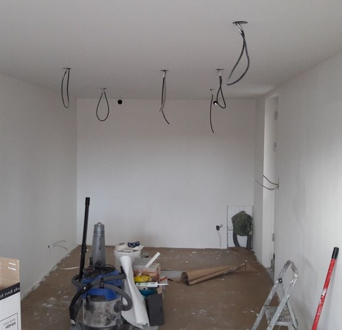 Garage til kontor  arbejdsrum
