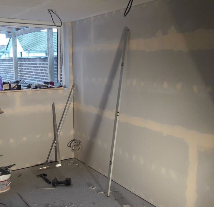 Garage til kontor  arbejdsrum