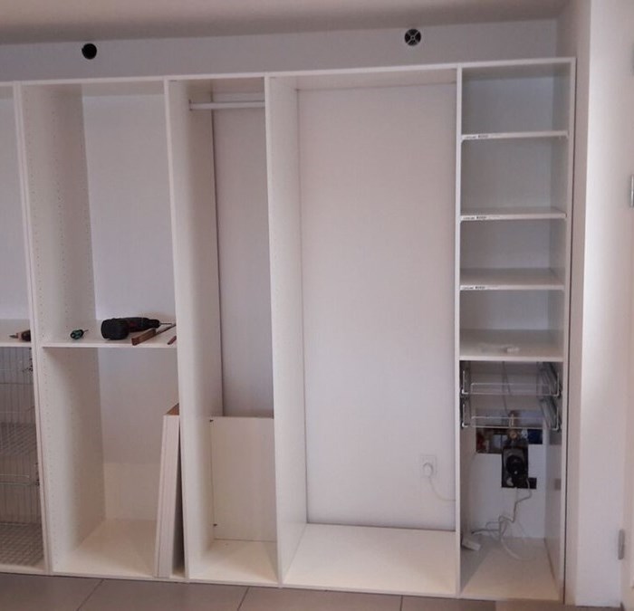 Garage til kontor  arbejdsrum