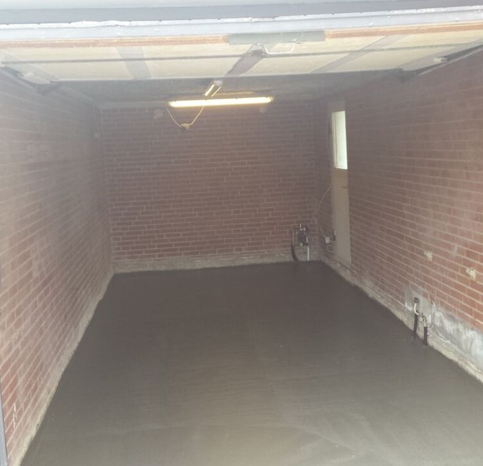 Garage til kontor  arbejdsrum