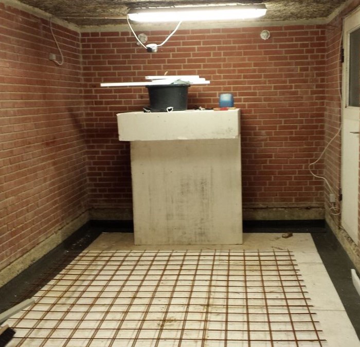 Garage til kontor  arbejdsrum