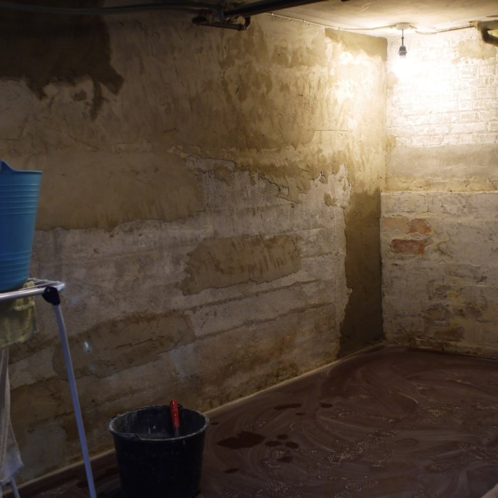 Isolering af kældervæg