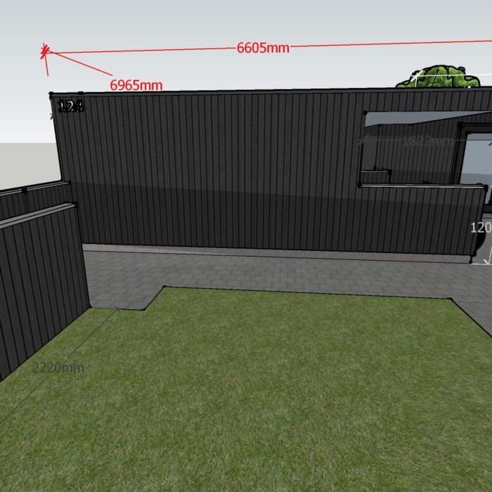 Dobbelt carport, med stort frit spænd og tilstødende opvarmet skur