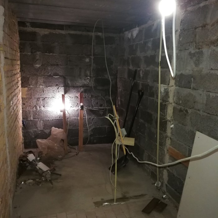 Gammel 70r sauna til depotrum