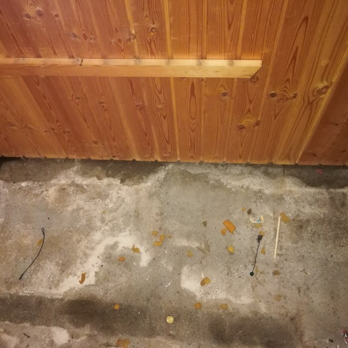 Gammel 70r sauna til depotrum