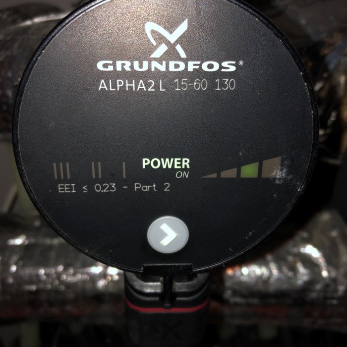 Grundfos alpha2 l pumpe
