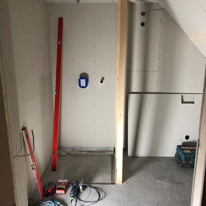 Renovering af badeværelse på 1. sal
