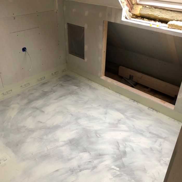 Renovering af badeværelse på 1. sal