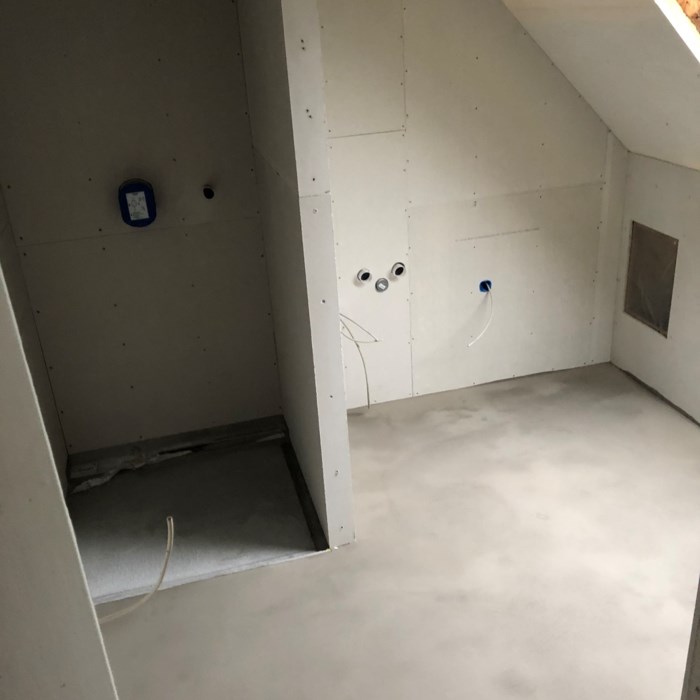Renovering af badeværelse på 1. sal