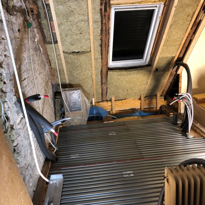 Renovering af badeværelse på 1. sal
