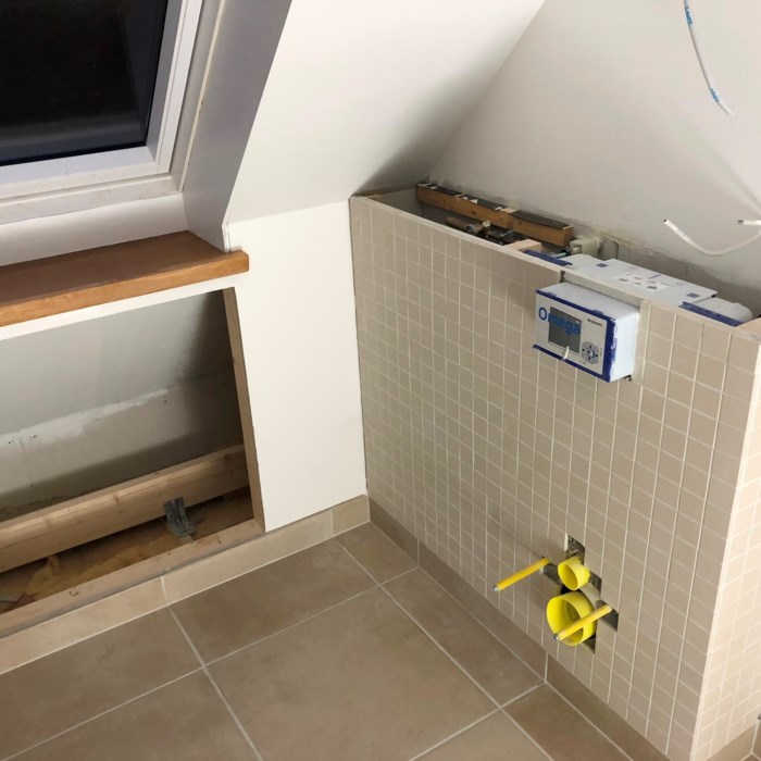 Renovering af badeværelse på 1. sal