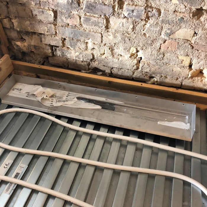 Renovering af badeværelse på 1. sal