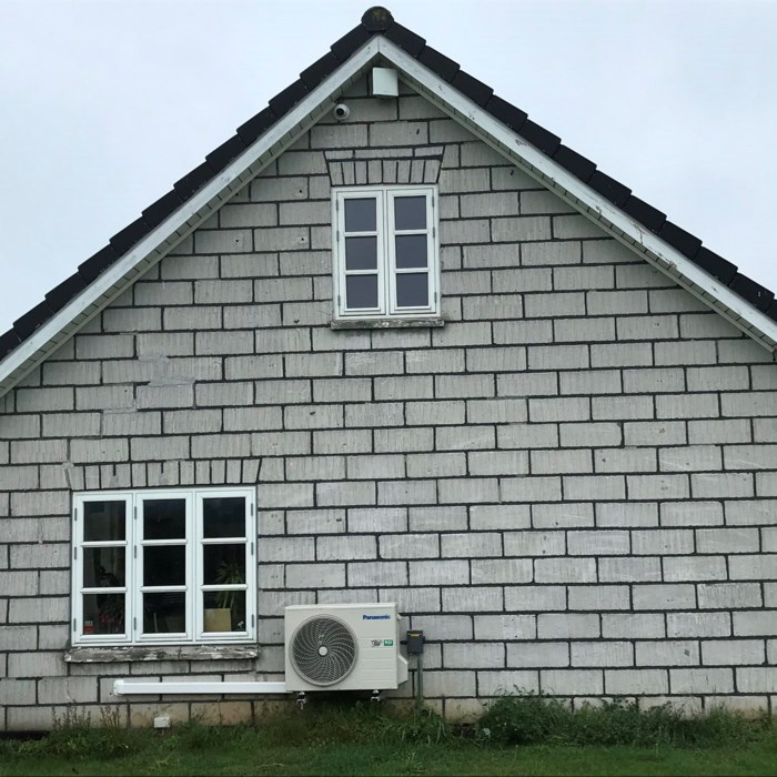 Pudsning af gasbeton hus