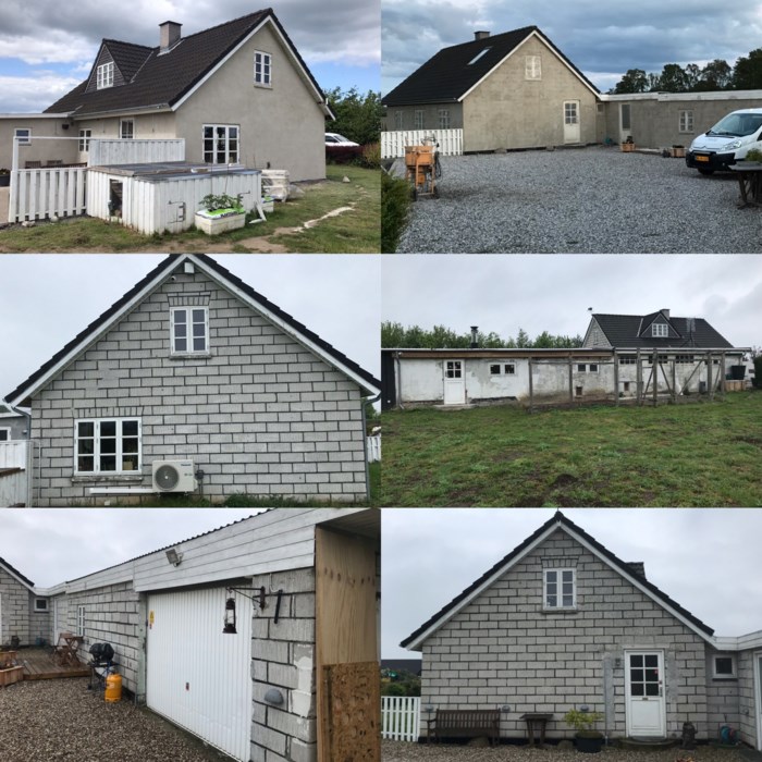 Pudsning af gasbeton hus