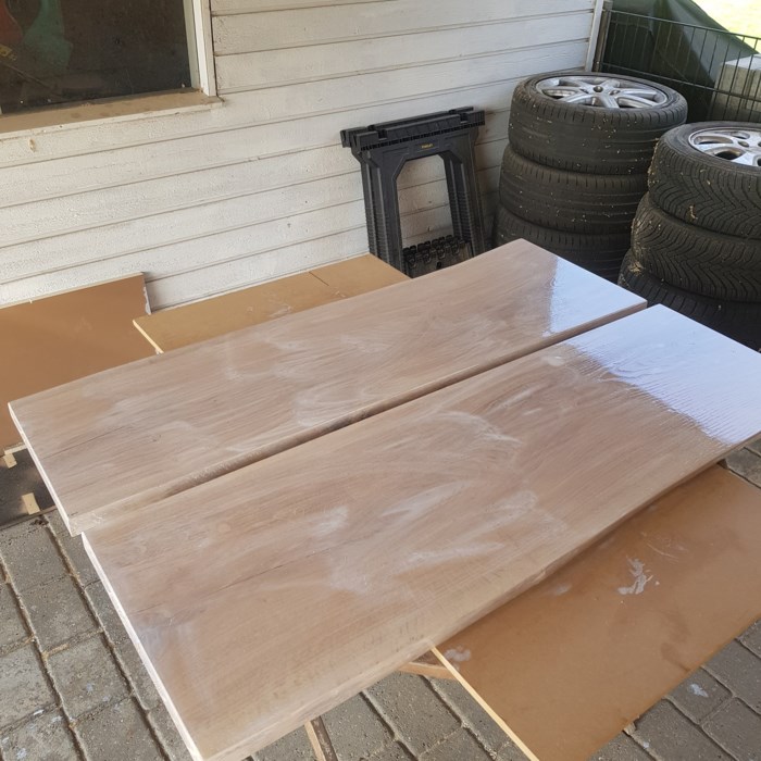 første projekt. sofabord