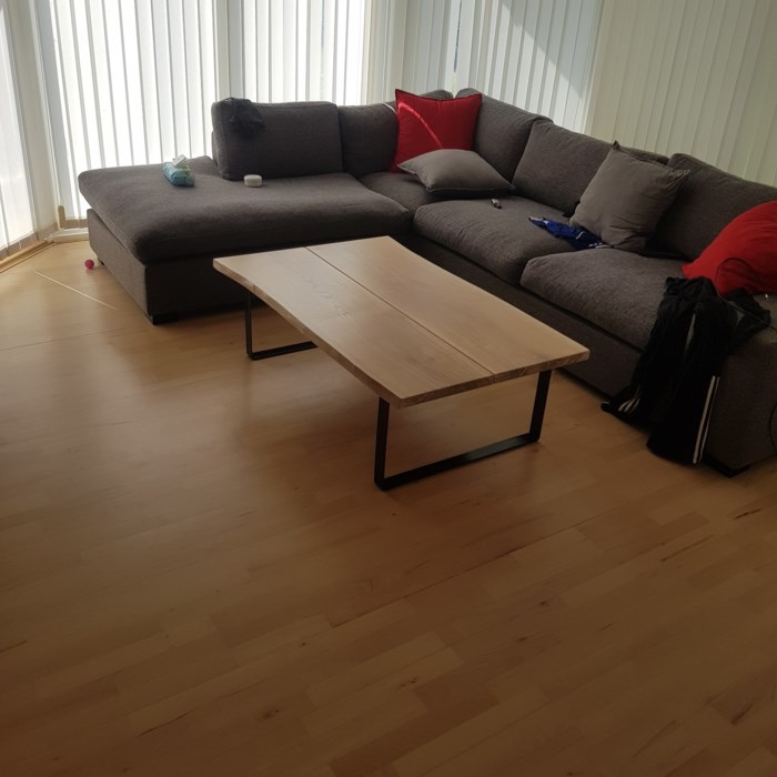 første projekt. sofabord