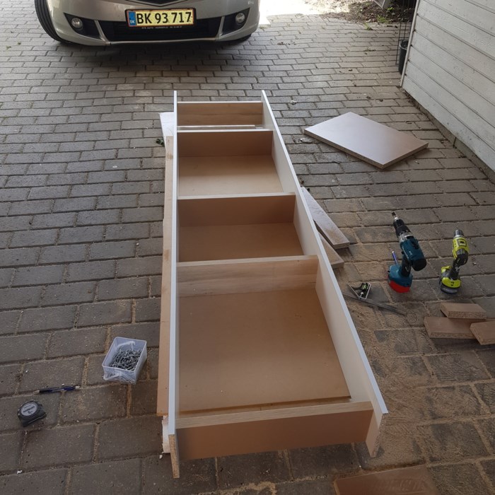 første projekt. sofabord