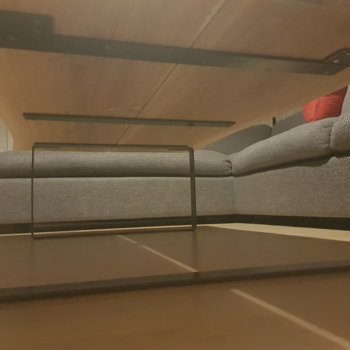 første projekt. sofabord