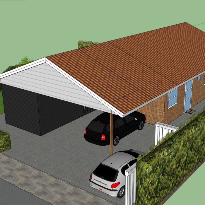 Carport  skur