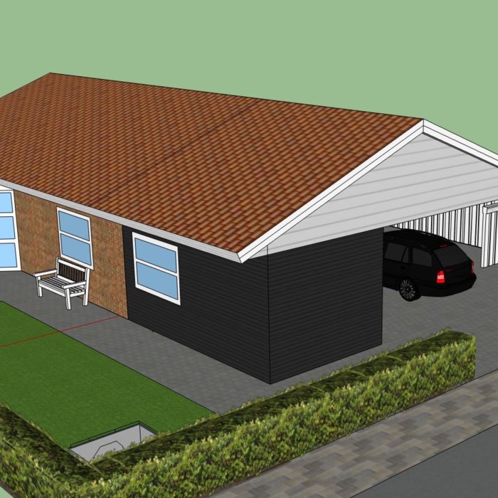 Carport  skur