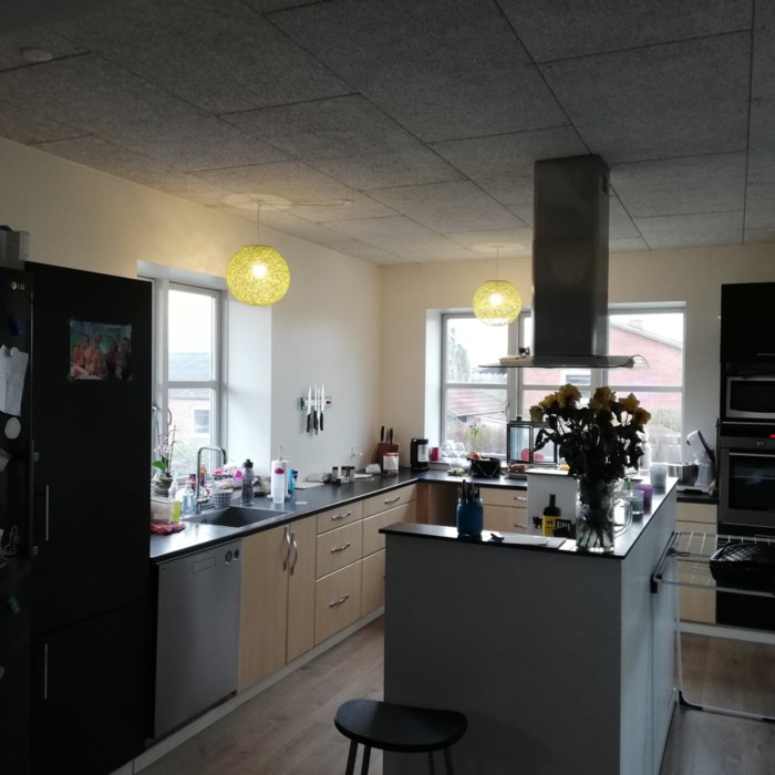 Efter isolering og nyt køkken